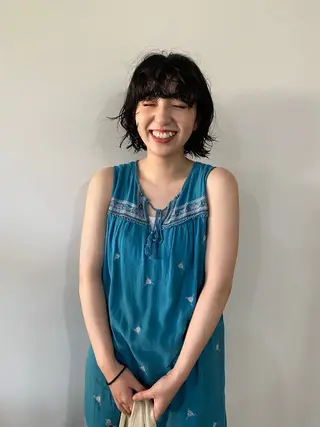 ミディアム パーマ GATTACA所属・KEI gattacaのヘアスタイル