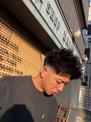 ショート BARBER SHOP DALIE所属・Hiroto (フェードカット)のヘアスタイル
