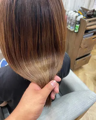 カラー パーマ ヘアアレンジ メンズ キッズ ネイル マツエク・マツパ Saffyハリウッド トリートメント◎のヘアスタイル