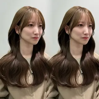 ロング カラー 四宮 ユウカのヘアスタイル