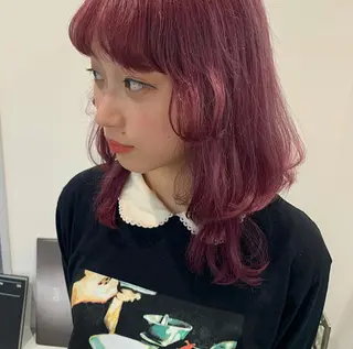 カラー MARU レイヤー/パーマのヘアスタイル