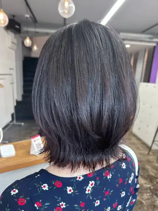 ミディアム カラー sol. ayakaのヘアスタイル