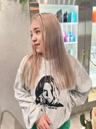 カラー スミレ /メンズ /コーンロウのヘアスタイル