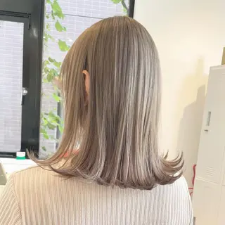 ミディアム カラー 🫧透明感ヘア🫧 🧸竹花　彩希🧸のヘアスタイル