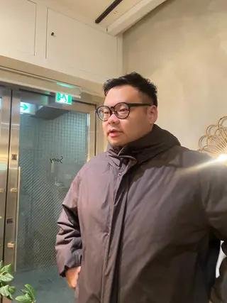 ショート メンズ特化ショート/ センターパート/福田のヘアスタイル