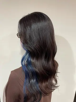 セミロング SARAJU所属・ハイトーンカラー/ SARAJU　なごむのヘアスタイル