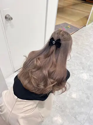 カラー *モデル募集🤍横浜 透明感カラー🫧のヘアスタイル