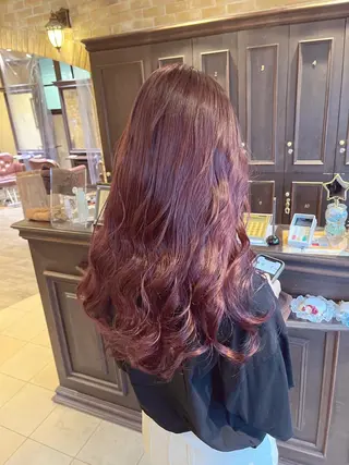 ロング 🧡ミルクティー/ レイヤー🧡ショウナのヘアスタイル