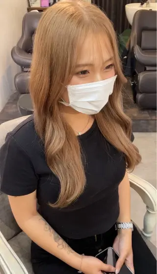 ロング カラー Luis難波所属・Luis難波 Nanakoのヘアスタイル