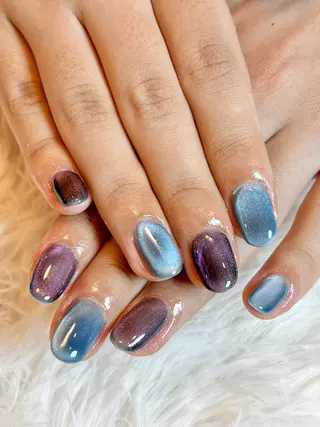 ネイル Lelole 🫧マグネット🫧のネイルデザイン