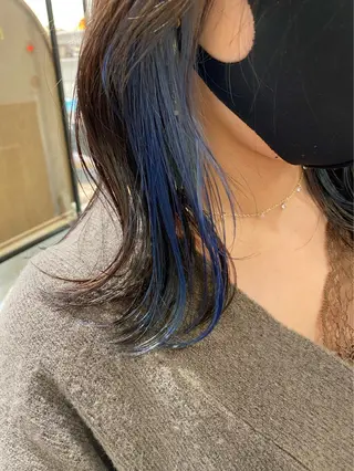 セミロング カラー 🇰🇷韓国レイヤー 錦糸町【北山謙三】のヘアスタイル