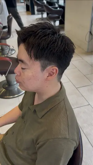 ショート メンズ EARTH大宮宮原店所属・ri kuのヘアスタイル