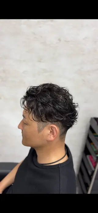 メンズ 遠藤 健登のヘアスタイル