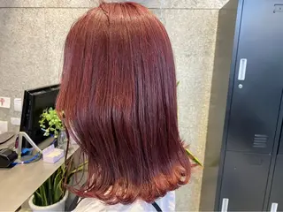 セミロング カラー ⛄️推し活ヘア🖤 ♡sachika♡のヘアスタイル