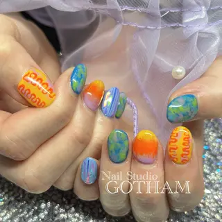 ネイル Nail Studio GOTHAM所属・高円寺駅からすぐ🌈 ネイルGOTHAMのネイルデザイン