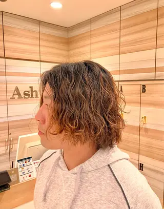 ミディアム パーマ モデル様募集中🍏✨ Ash_Manamiのヘアスタイル