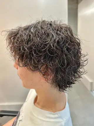 ショート パーマ メンズ 立川メンズパーマ職人 小泉文人のヘアスタイル
