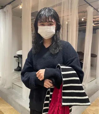 ミディアム パーマ chiharu ボブ/レイヤーのヘアスタイル