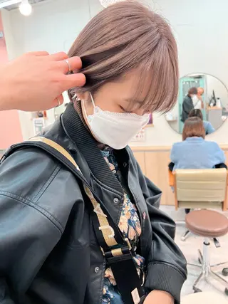 ショート カラー カット特化柏駅 徒歩3分LOUのヘアスタイル