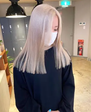 ロング カラー ブリーチ矯正/ ブリーチ特化mikaのヘアスタイル