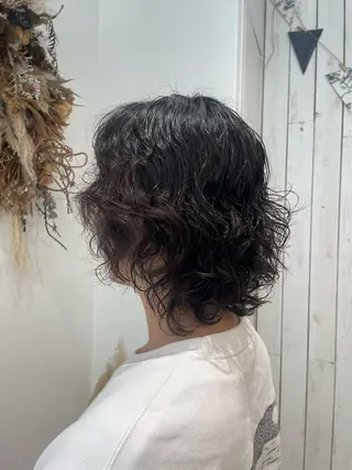 ショート パーマ ゴトウ  アヤ bisou hairのヘアスタイル