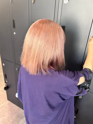 ミディアム エクステ/心斎橋/ ハイトーン/ミサキのヘアスタイル