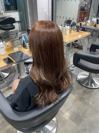 カラー 🤍ベージュ/透明感 韓国ヘア/まりん🤍のヘアスタイル