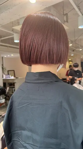 ショート カラー ボブ美容師 /馬場 翼のヘアスタイル