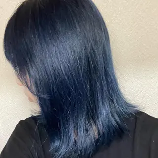 ミディアム カラー 韓国/透明感カラー さなのヘアスタイル