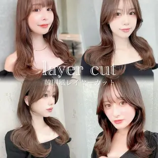ロング 韓国ヘア/レイヤー/ 前髪/髪質改善/石川のヘアスタイル