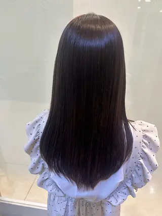 ロング カラー 艶質改善/縮毛矯正 ササキナツミのヘアスタイル