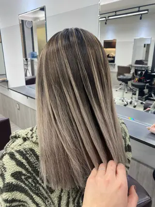 ミディアム カラー jill by gisel＿奥家のヘアスタイル