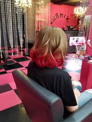 セミロング カラー REMIX　by　  Love　hairのヘアスタイル