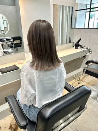 カラー 杉森 蘭琉のヘアスタイル