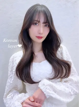 ロング カラー 韓国ヘア×髪質改善 /yoshikaのヘアスタイル