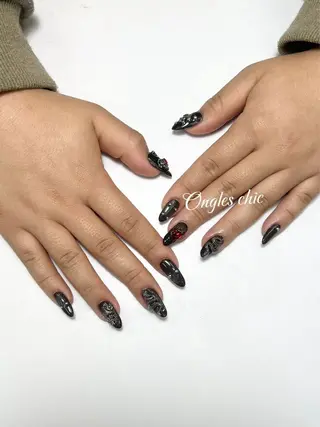 ネイル ongles chic24時間営業のネイルデザイン