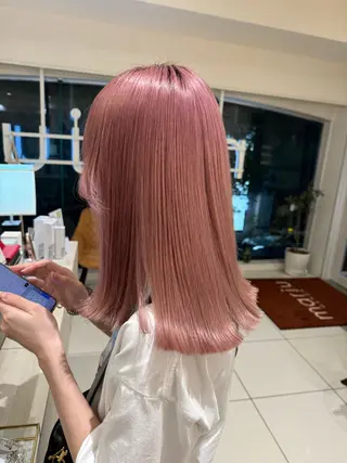 カラー 🎀ハイトーン🎀 🩶艶髪🩶YUNAのヘアスタイル