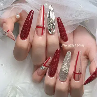 ネイル HANA 長さだしのネイルデザイン