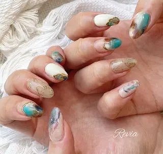ネイル revia所属・ERI Nailistのネイルデザイン