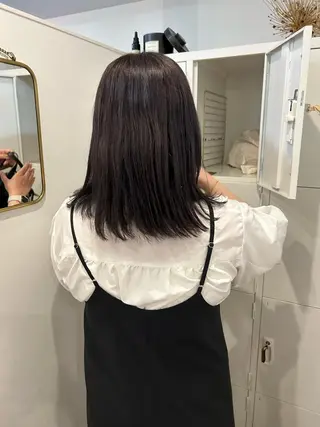 カラー オリーブ/ ナカミネアキナのヘアスタイル