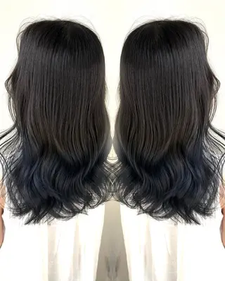 ロング カラー 🫧ショート・レイヤ ー・縮毛矯正🫧のヘアスタイル