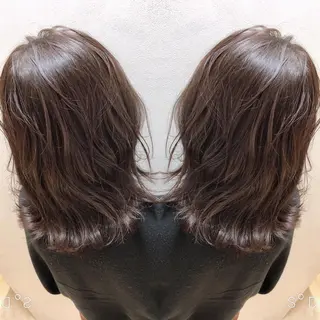 ミディアム カラー よしのり genieeのヘアスタイル