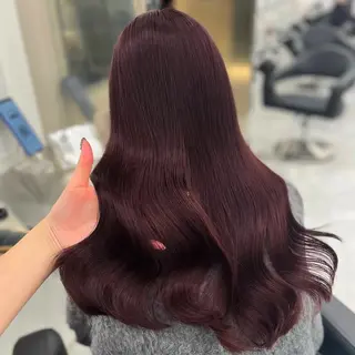 ロング カラー 🤍韓国ワンホンヘ ア SHIONE🤍のヘアスタイル