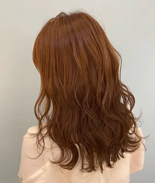 セミロング カラー 透明感カラー・ 髪質改善🩵イケダのヘアスタイル