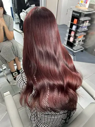 ロング スワイプするのちょっ と待った艶髪/透明感のヘアスタイル