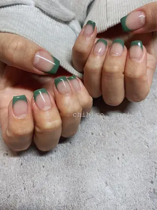 ショート カラー ネイル beauty salon ma'am所属・chihiro 小路ネイルのネイルデザイン