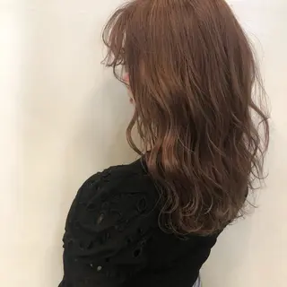 セミロング カラー 心斎橋 美髪職人 近江のヘアスタイル