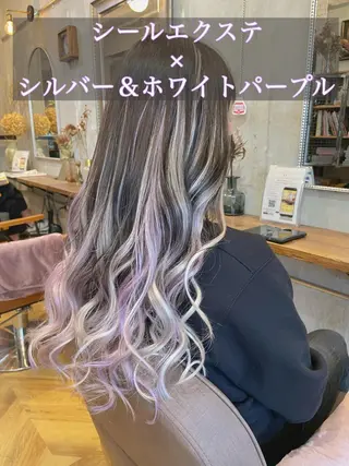 ロング カラー エクステ指名No.1 【店長】橘田のヘアスタイル