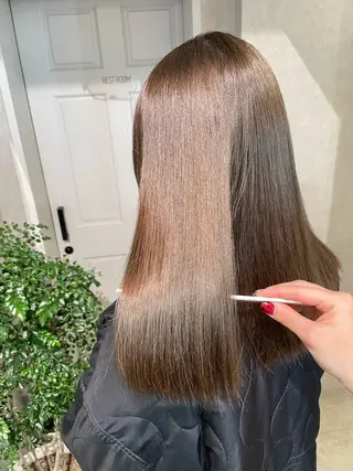 ミディアム カラー ナチュラル透明感🌱 小山美樹子のヘアスタイル