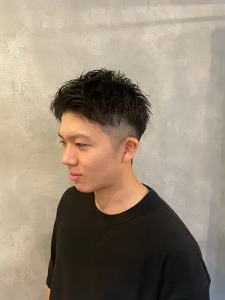 メンズ フリーランスシェアサロンルレイル所属・心斎橋/メンズ /ルレイル/地形真希のヘアスタイル